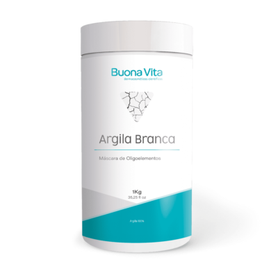 Argila Branca - Buona Vita Dermocosméticos Científicos