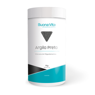 Argila Preta - Buona Vita Dermocosméticos Científicos