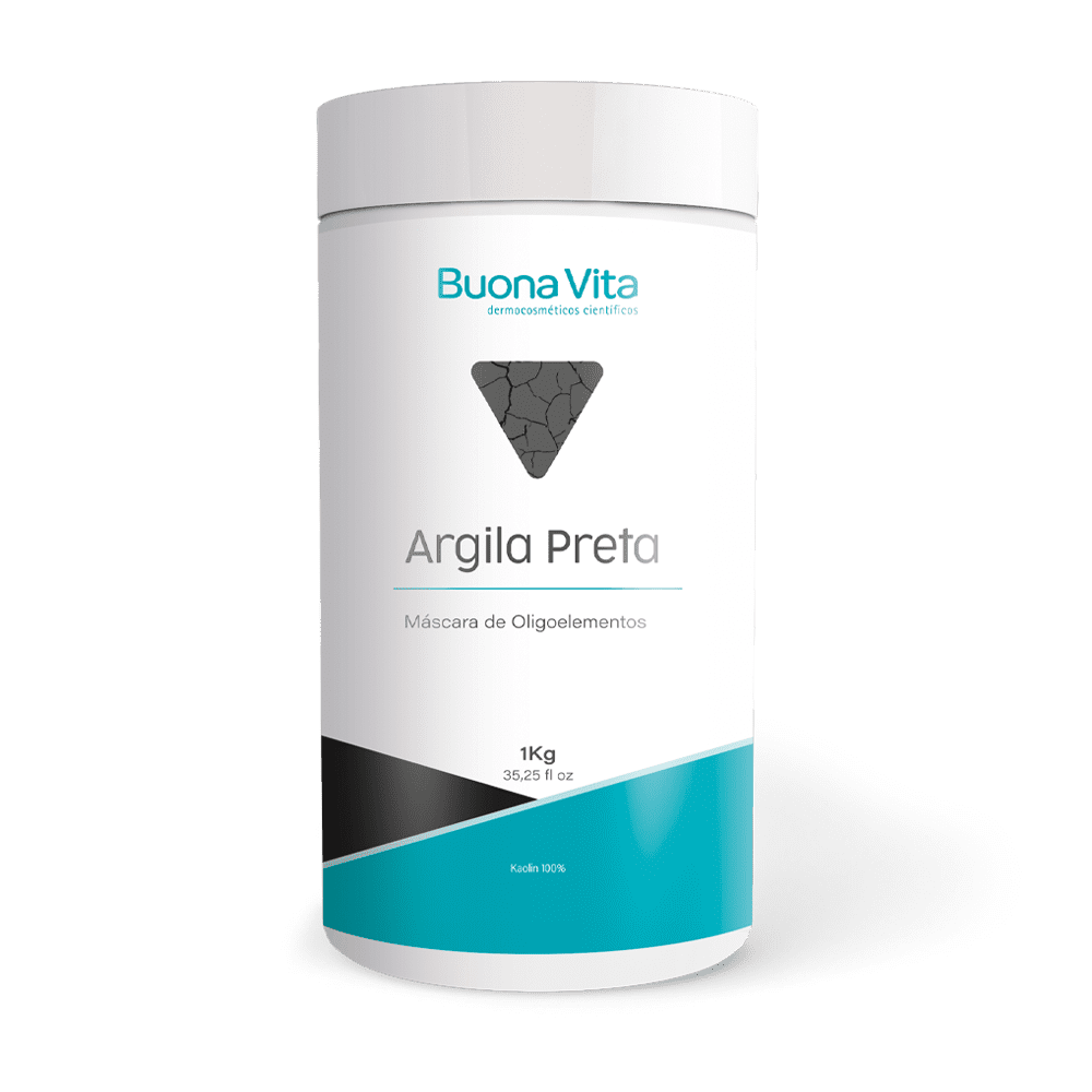 Argila Preta - Buona Vita Dermocosméticos Científicos