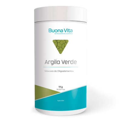 Argila Verde - Buona Vita Dermocosméticos Científicos