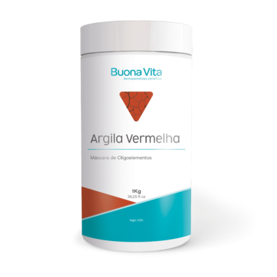 Argila Vermelha - Buona Vita Dermocosméticos Científicos