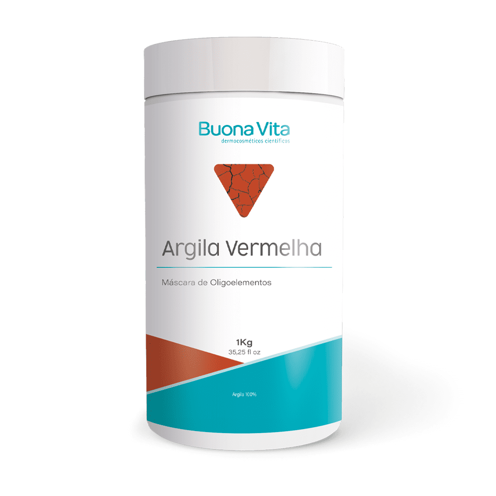 Argila Vermelha - Buona Vita Dermocosméticos Científicos