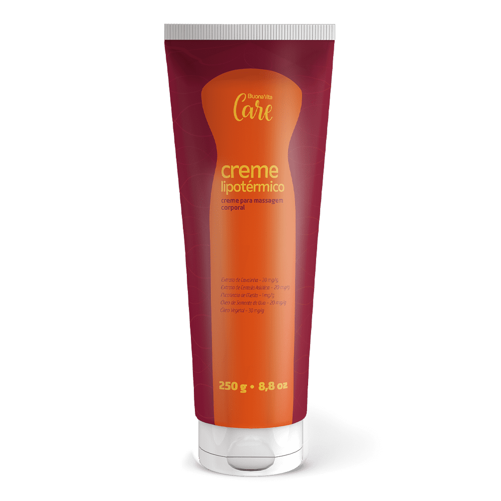 Creme Lipotérmico Queima Gordura - Buona Vita Dermocosméticos Científicos