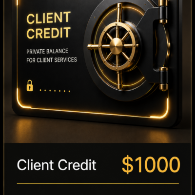 $1000 Client credit