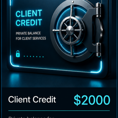 $2000 Client credit